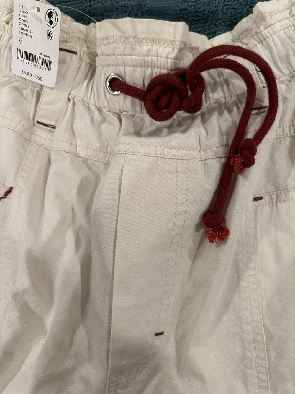 Free People Rockaway Craft pants NWT sz. M - Picture 5 of 10